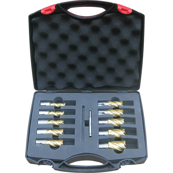 HOLEMAKER UNI SHANK TINITE (TiN) CUTTER 11PC SET (25MM)